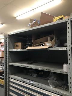 Contents of Shelving and Built -In Multi-Drawer Parts Cabinets Including Asst. Airling Fittings, Dies, Nozzles, Electical Plugs, Ring Terminals, Connectors, etc.