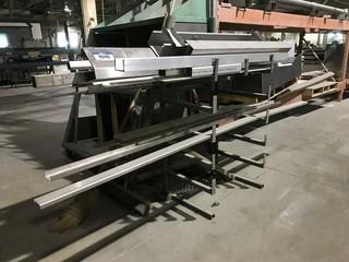 Small Cantilever Rack w/ Contents Including Asst. Aluminum