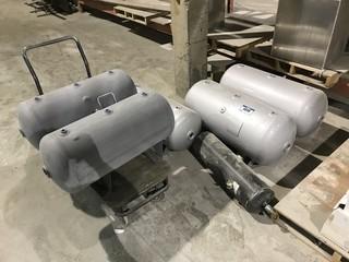 Lot of (6) Asst. Tanks