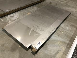 Lot of (3) Asst. Size Stainless Steel Sheets