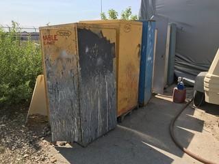 Lot of (6) Asst. Shop Cabinets