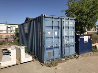 20' Sea Container w/ Contents Including Asst. Tires, Teck Cable etc.