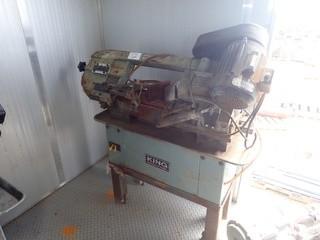 King Industrial Horizontal Metal Bandsaw.  **NOTE: REQUIRES REPAIR, LOCATED IN STETTLER MAIN YARD**