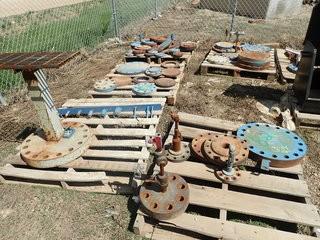 Lot of Approx. 60 Race Face and RTJ Hyrdro Testing Flanges.  **LOCATED IN STETTLER EAST YARD**