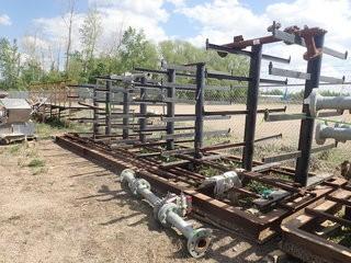 Skid Mounted Double Sided Approx. 24'x8' Cantilever Rack. **LOCATED IN STETTLER FAR EAST YARD**