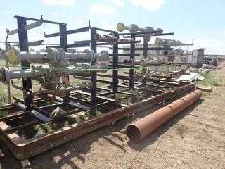 Skid Mounted Double Sided 24'x8' Cantilever Rack. **LOCATED IN STETTLER FAR EAST YARD**