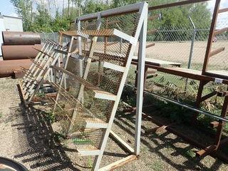 Single Sided Approx. 6' Cantilever Rack. **LOCATED IN FAR EAST YARD**