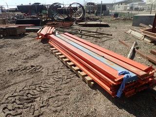 Lot of Racking Beams. **LOCATED IN STETTLER FAR EAST YARD**