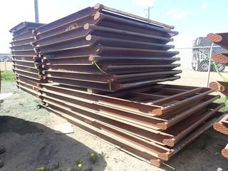 Lot of 5 Steel 8'x8' Skids, 8 Steel 8'x8' Skids and 1 Steel 8'x9' Skid. **LOCATED IN STETTLER EAST YARD**
