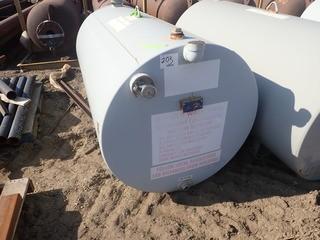 Clemmer Coat 300gal Dual Wall Fuel Tank. **NEW, LOCATED IN EAST YARD**