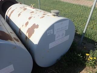 Clemmer Coat 300gal Single Wall Fuel Tank. **NEW, LOCATED IN EAST YARD**