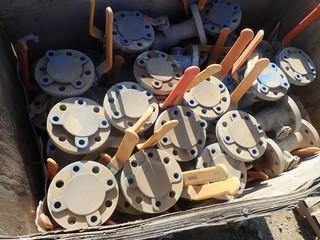 Lot of Approx. (68)  2" CL-300 Ball Valves. **LOCATED IN STETTLER CENTER OF EAST YARD**