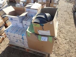 Lot of Asst. Fasteners Including Nuts, Bolts, Washers, Rubber Fuel Tank Strap. **LOCATED IN STETTLER CENTER OF EAST YARD**