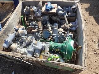 Crate of Asst. Valves. **LOCATED IN STETTLER CENTER OF EAST YARD**