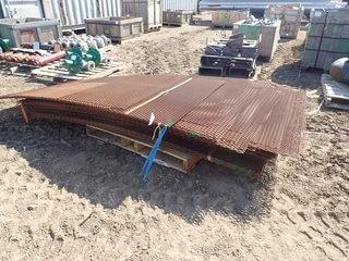 Lot of 4' X8' 3/4" expanded metal. **LOCATED IN STETTLER EAST YARD**