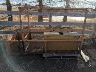 82" x 34" Metal Storage Bench