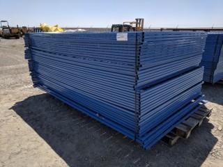Quantity of (40) 10'x6' Blue Construction Fence