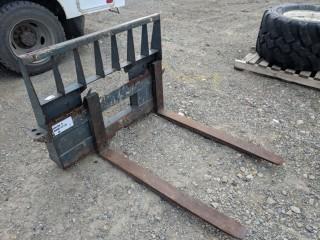 48" Pallet Forks To Fit Skid Steer