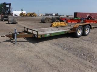 1998 Trailers Unlimited 6'6"x18' T/A Ball Hitch Utility Trailer