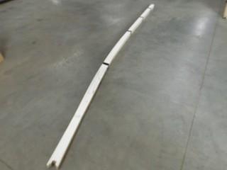 Lot of (8) 14' x 3" x 1/4" Baseboards in White