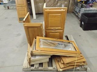 Lot of Assorted RV Cabinets, Drawers, & (1) 73" RV Blind