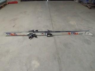 Elan 903, 175cm Downhill Skis w/S637 Salomon Bindings