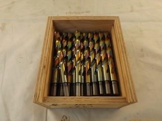 Lot of (44) 1/2" Drill Bits