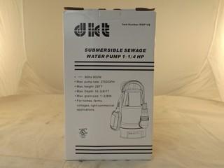 1-1/4 HP Submersible Sewage Water Pump