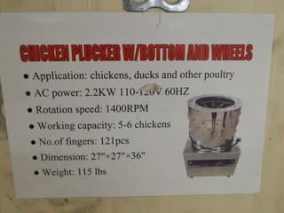 120V Chicken Plucker 