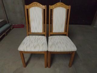 Lot of (2) Wood Dining Chairs
