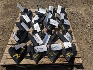 Quantity of (50) New 8" Cultivator Shovels