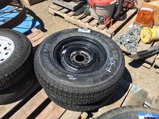 Lot of (2) H188ST SY205/75D14 Tires w/ Rims