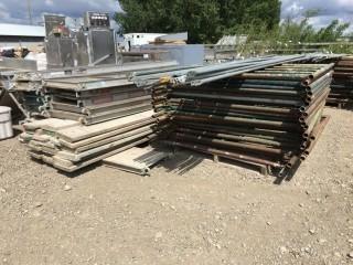 Lot of (21) Pieces 5' Scaffolding