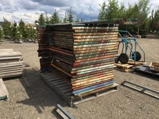 Lot of (27) Pieces of 3' Scaffolding