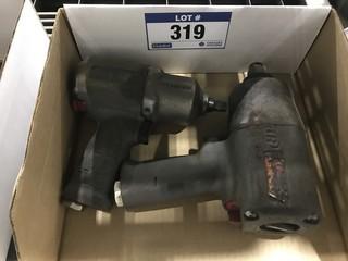 Lot of (1) 1/4" Ingersoll Rand Pneumatic Impact and (1) 3/4" Ingersoll Rand Pneumatic Impact.