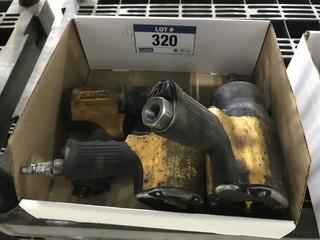 Lot of (3) UltraPro 3/4", 1/2" and 1/4"Pneumatic Impacts.