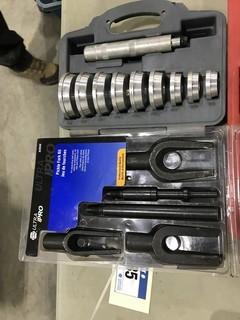 Lot of Bearing Race and Seal Driver Set w/ Pickle Fork Kit.