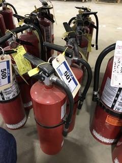 Lot of (6) Asst. ABC Fire Extinguishers.