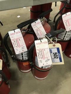 Lot of (3) 20lb. ABC Fire Extinguishers.