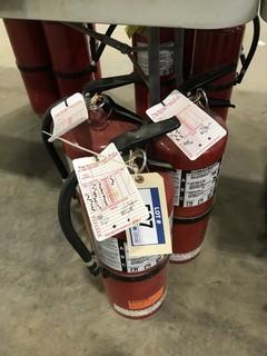 Lot of (3) 20lb. ABC Fire Extinguishers.