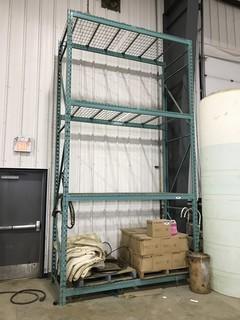 (1) Section of 8' X 42" X Approx. 18' Pallet Racking.