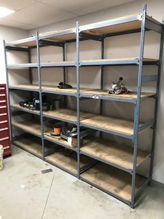 (6) Sections of EZ-Rect Shelving.