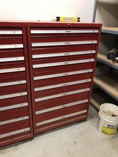 Wurth 9-Drawer Shop Chest w/ Asst. Fittings, etc.