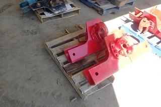 Lot of (2) Pintle Hitch Brackets.