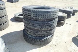 Lot of (4) Firestone 11R24.5 - Tires Only.