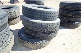 Lot of (4) Asst. 11R22.5 Tires.