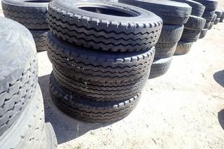 Lot of (4) Longmarch 11R24.5 Tires.