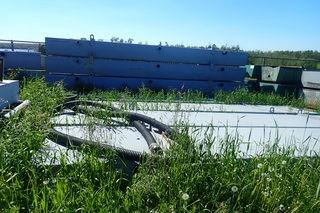 Lot of (8) Steel Holding Tanks.
