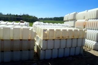 Lot of (Approx. 8) Poly Tanks.