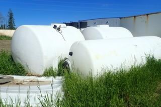Lot of (3) Poly Tanks.